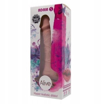 Silokonowe Dildo 18Cm Adam S /W Silexpan Flesh Alive Alive