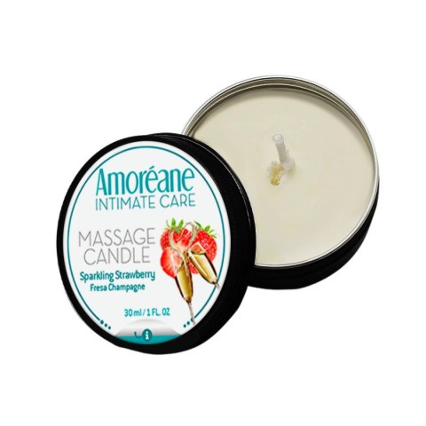 Świeca Do Masażu Massage Candle Sparkling Strawberry 30Ml Amoreane Amoreane