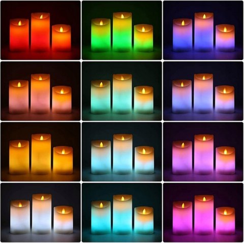 Świeczki rgb Fortrade