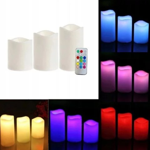 Świeczki rgb Fortrade