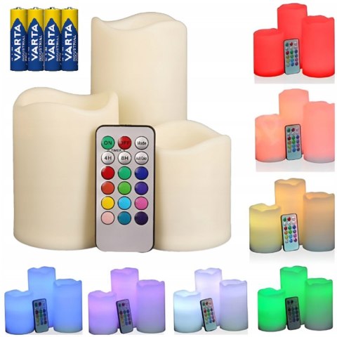 Świeczki rgb Fortrade