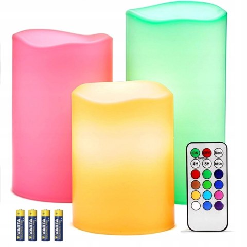 Świeczki rgb Fortrade