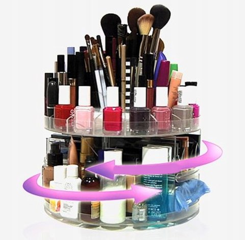 Szkatułka na kosmetyki okrągła nowa Fortrade