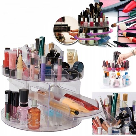 Szkatułka na kosmetyki okrągła nowa Fortrade