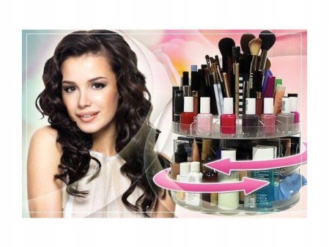 Szkatułka na kosmetyki okrągła nowa Fortrade