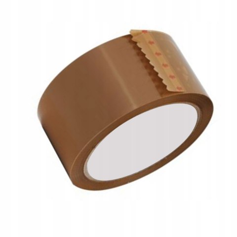 Taśma klejąca pakowa do kartonów paczek mocna do pakowania zestaw 36 sztuk Fortrade