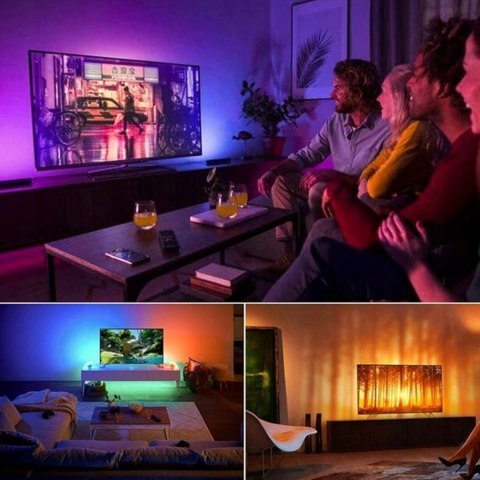Taśma led 3m tv rgb + pilot Fortrade