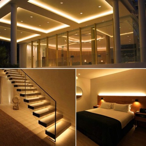 Taśma led 5m biała ciepła Fortrade