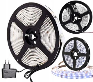 Taśma led 5m biała zimna Fortrade