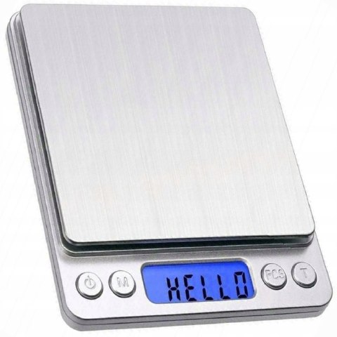 Waga jubilerska 2000g x 0,1g szara duża) Fortrade