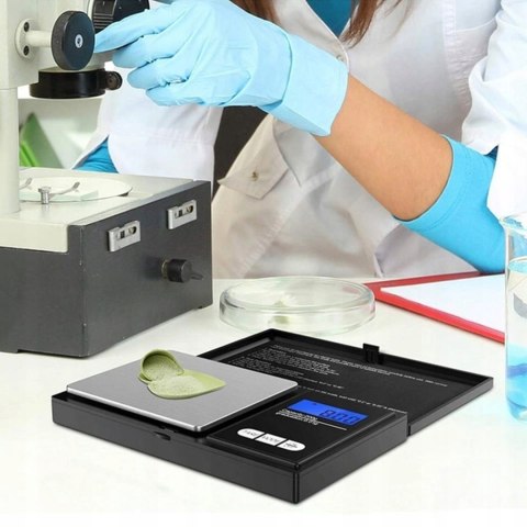 Waga jubilerska 200g x 0,01g czarna prof. Fortrade