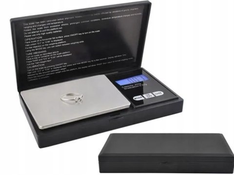 Waga jubilerska 200g x 0,01g czarna prof. Fortrade