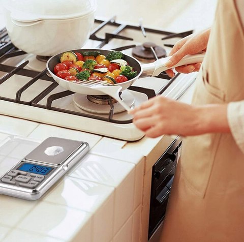 Waga jubilerska 200g x 0,01g szara mała Fortrade