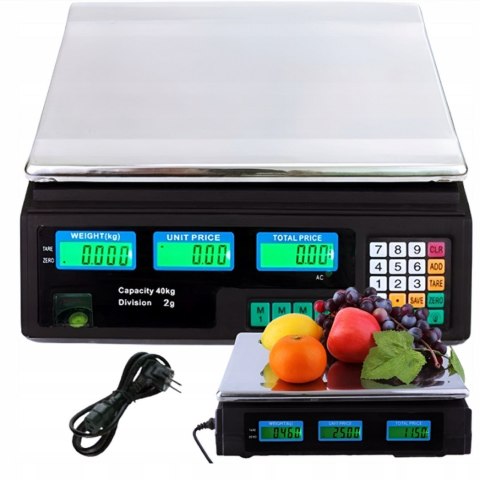 Waga sklepowa 40 kg Fortrade