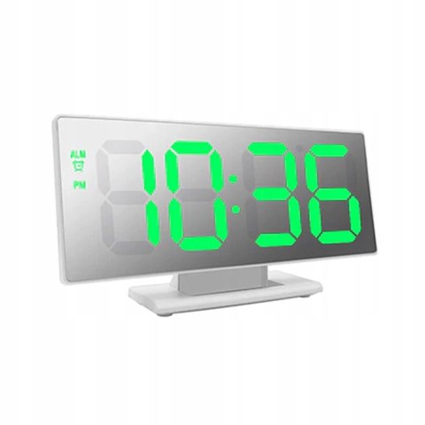 Zegar budzik led lustro Fortrade