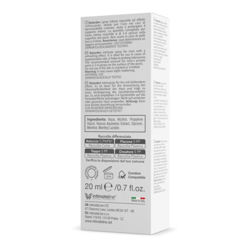 Chłodzący Spray Opóźniający R20 20Ml IntimateLine IntimateLine