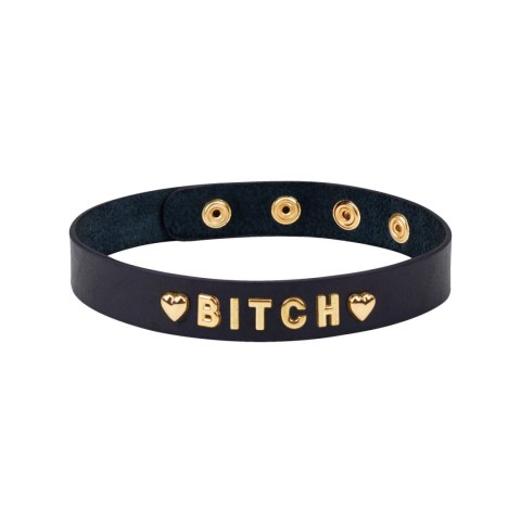 Gold Word Choker-Bitch Liebe Seele Liebe Seele