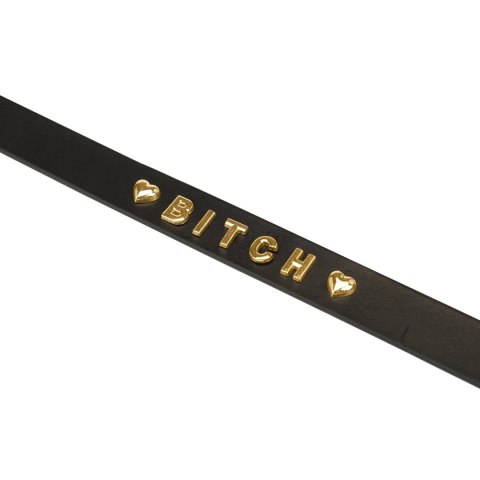 Gold Word Choker-Bitch Liebe Seele Liebe Seele