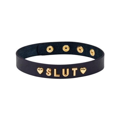 Gold Word Choker-Slut Liebe Seele Liebe Seele