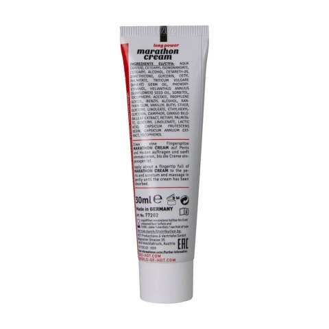 Krem opóźniający wytrysk Penis Marathon Long Power Cream 30ml Ero HOT