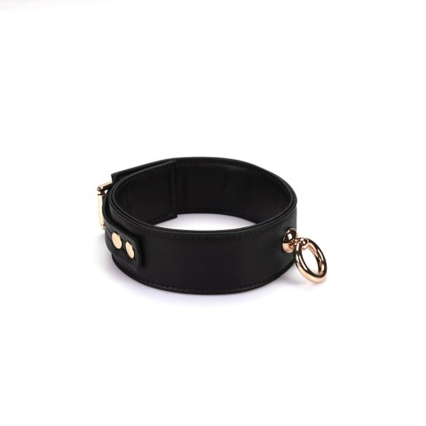 Obróżka Black Organosilicon Collar With Leash Liebe Seele Liebe Seele