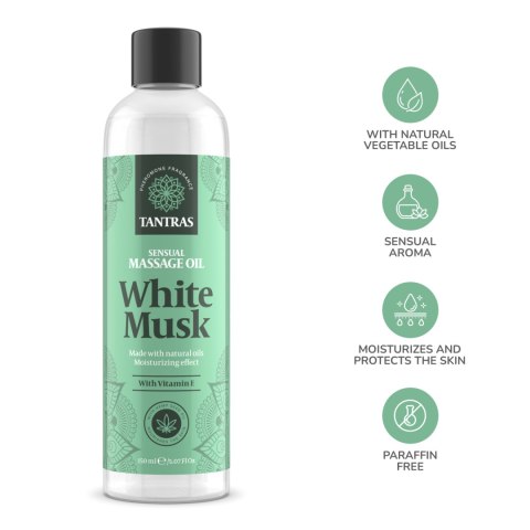 Olejek Do Masażu Tantras Love Oil White Musk 150Ml IntimateLine IntimateLine