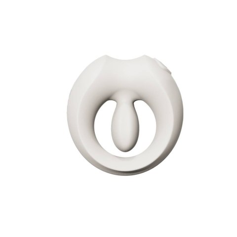 Pierścień erekcyjny ze stymulatorem Apis Ivory White Zalo Zalo