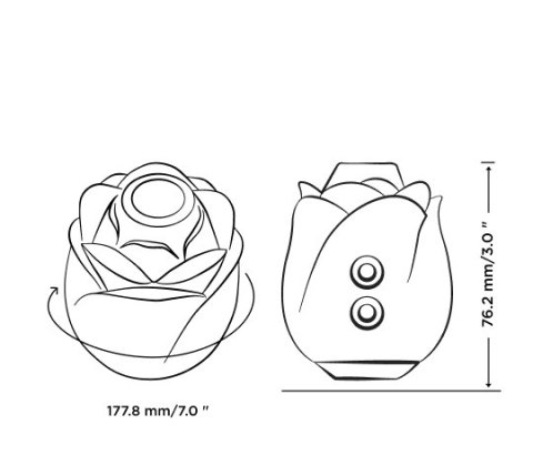 Powietrzny stymulator łechtaczki Rose Romp Romp