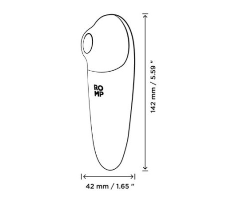 Powietrzny stymulator łechtaczki Shine X Romp Romp