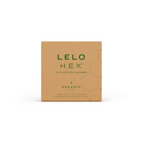 Prezerwatywy organiczne HEX Organic Condoms 3 pack LELO Lelo