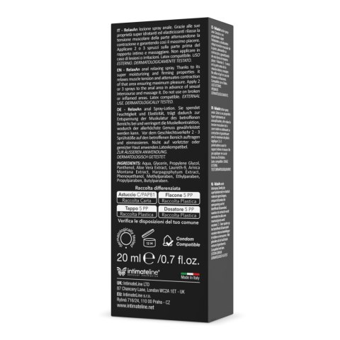 Rozluźniający Spray Analny Relaxan 20Ml IntimateLine IntimateLine