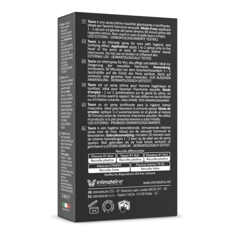 Skoncentrowany Spray Tauro Extra Power 5Ml IntimateLine IntimateLine