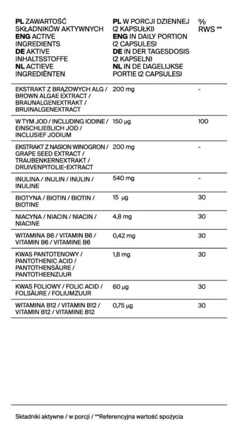 Suplement Diety 60 Kapsułek Fat&Carbs Blocker Qi-Nu Qi-Nu