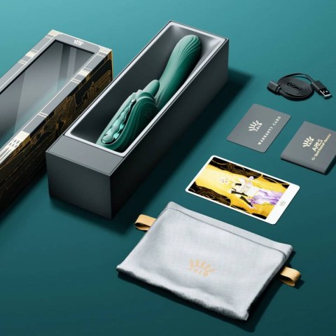 Wibrator króliczek Ares Turquoise Green Zalo Zalo