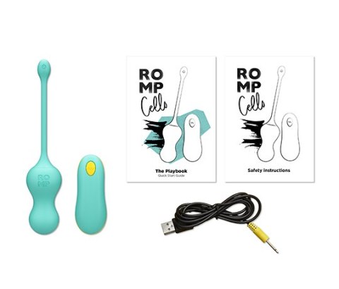 Wibrujące kulki Cello Mint Romp Romp