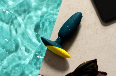 Wibrujący korek analny Bass Green Romp Romp