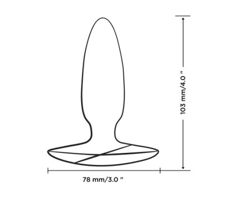 Wibrujący korek analny Bass Green Romp Romp