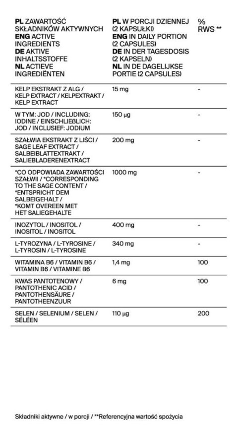 Wsparcie Dla Kobiet 60 Kapsułek Hormonalbalance Qi-Nu Qi-Nu
