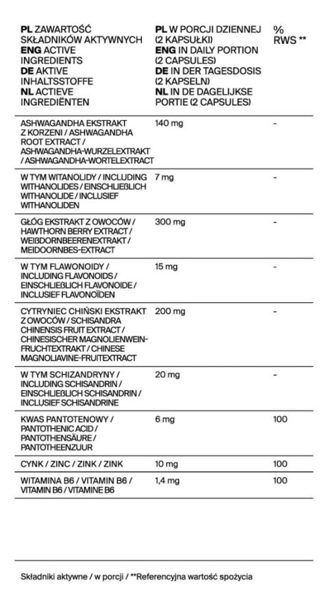 Wsparcie Witalne Dla Mężczyzn 60 Kapsułek Vitality Boost Qi-Nu Qi-Nu