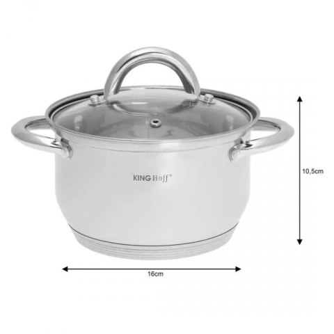 8 ELEMENTOWY ZESTAW GARNKÓW KINGHOFF KH-4448 Kinghoff