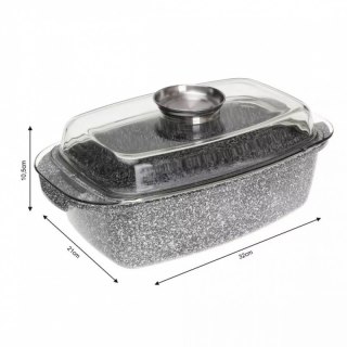 BRYTFANNA CERAMICZNA 32cm Z POKRYWĄ KLAUSBERG KB-7365 Klausberg