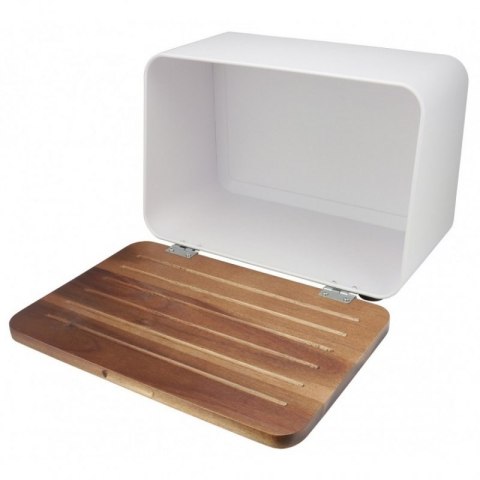 CHLEBAK STALOWY Z POKRYWĄ AKACJOWĄ HUSLA 73937 Husla