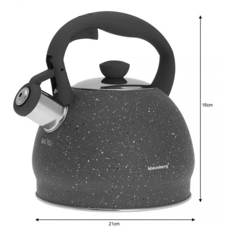 CZAJNIK Z GWIZDKIEM 2L KLAUSBERG KB-7321 MARBLE Klausberg