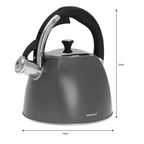 CZAJNIK Z GWIZDKIEM KLAUSBERG 2,2L KB-7411 Klausberg