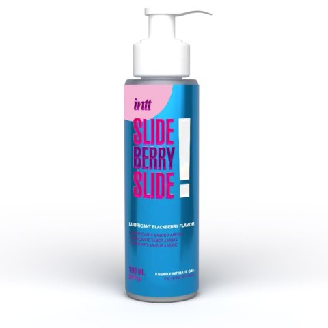 Jadalny lubrykant jeżynowy Slide Berry Slide! 100ml intt Intt