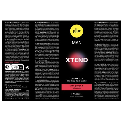 Krem stymulujący dla mężczyzn MAN XTEND Cream 50ml pjur Pjur