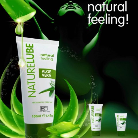 Lubrykant wodny Nature Lube waterbased Aloe Vera 100ml Hot HOT