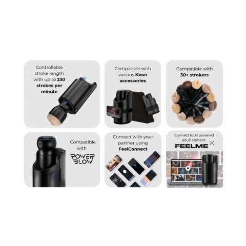 Masturbator Keon Wifi Combo Set by Kiiroo (stroker included) KIIROO