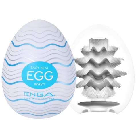 Masturbator jednorazowy Egg Wavy Tenga Tenga