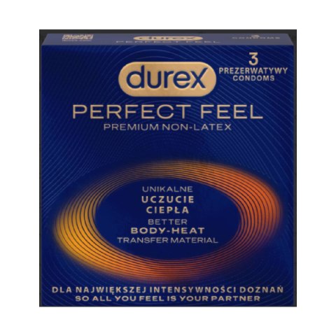 Prezerwatywy Perfect Feel 3 szt. Durex Durex